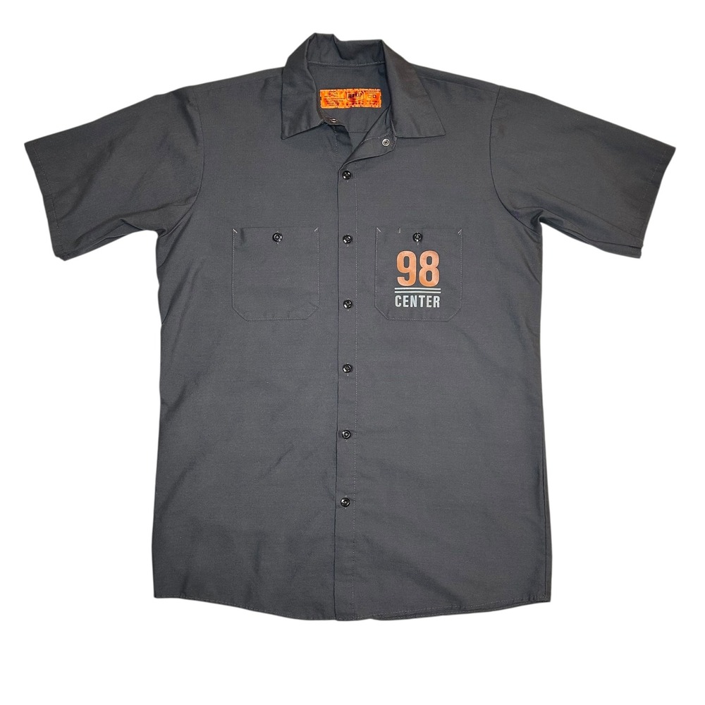 Red Kap Mens Short Sleeve Work Shirt Gray 98‎ Center Local Fusion Moab UT Size M